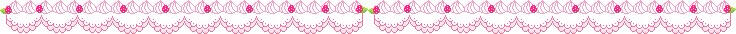 pink whipped cream lace borders
